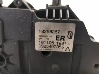 Peça sobressalente para automóvel em segunda mão fechadura da porta traseira direita por opel corsa d corsa d referências oem iam 13258267  
