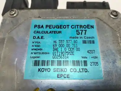 Second-hand car spare part ecu engine control for citroen c3 (2002->) 1.4 i oem iam references 9655757780  
