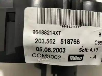 Second-hand car spare part multifunction switch for citroen c3 1.4 hdi 16v sx plus oem iam references 96488214xt  