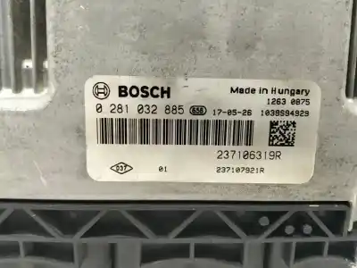 Peça sobressalente para automóvel em segunda mão centralina de motor uce por opel astra k lim 5turig selective pro start stop referências oem iam 0281032885  