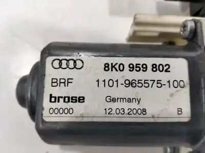 Peça sobressalente para automóvel em segunda mão elevador de vidros dianteiro direito por audi a4 ber. (b8) basico referências oem iam 8k0959802a  