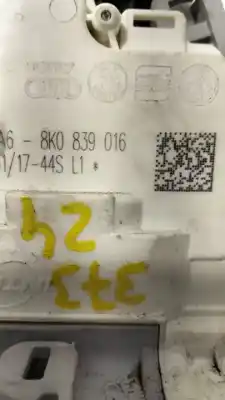 Peça sobressalente para automóvel em segunda mão fechadura da porta traseira direita por audi a4 ber. (b8) basico referências oem iam 8k0839016  