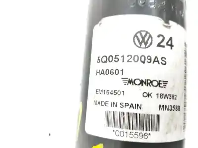 Peça sobressalente para automóvel em segunda mão amortecedor traseiro esquerdo por seat leon (5f1) dnuc referências oem iam 5q0512009as