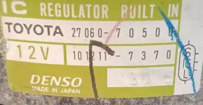 Автозапчастина б/у генератор для LEXUS IS200 (GXE10) 2.0 Luxury Sport Cross Посилання на OEM IAM 2706070500  