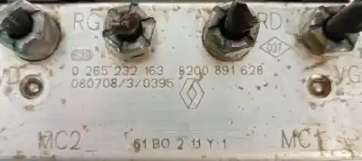 Second-hand car spare part abs for renault kangoo authentique oem iam references 8200891628  