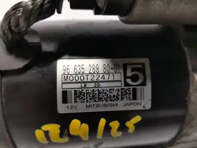Peça sobressalente para automóvel em segunda mão motor de arranque por citroen c4 berlina cool referências oem iam 9663528880  
