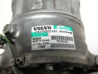 Second-hand car spare part air conditioning compressor for volvo v40 r-design kinetic oem iam references 082928024b4  