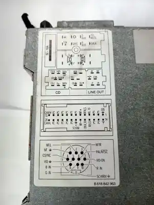 Автозапчастина б/у аудіо система / радіо cd для audi a6 c5 (4b2) 2.5 tdi посилання на oem iam 4b0035192h  
