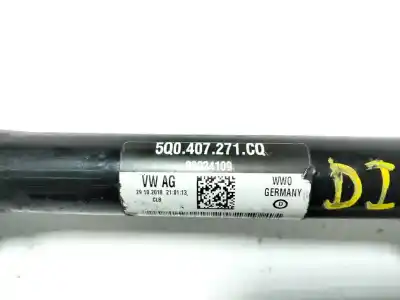 Peça sobressalente para automóvel em segunda mão transmissão dianteira esquerda por seat leon (5f1) dnuc referências oem iam 5q0407271cq