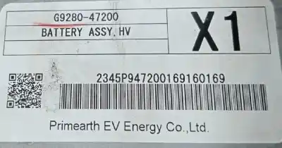 Автозапчастина б/у АККУМУЛЯТОР для TOYOTA C-HR (X10) 2ZR Посилання на OEM IAM G928047200  
