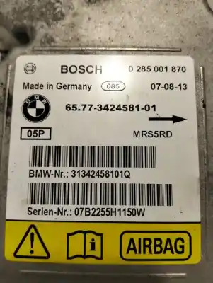 Peça sobressalente para automóvel em segunda mão centralina de airbag por bmw x3 (e83) 3.0d referências oem iam 6577342458101  