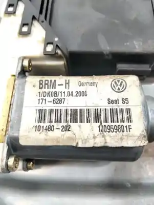 Second-hand car spare part driver left window regulator for seat toledo ii (1m2) 1.9 tdi oem iam references 1j0959801f  