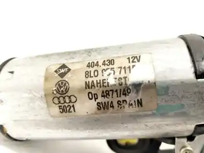 Second-hand car spare part rear windshield wiper motor for audi a3 (8l1) 1.9 tdi oem iam references 8l0955711  