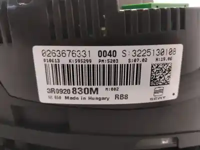 Second-hand car spare part dashboard for seat exeo (3r2) 1.8 tsi oem iam references 0263676331  