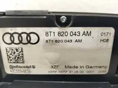 Peça sobressalente para automóvel em segunda mão comando de sofagem (chauffage / ar condicionado) por audi a4 avant (8k5) básico referências oem iam 8t1820043am  