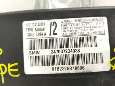 Автозапчасти б/у ПОДУШКА БЕЗОПАСНОСТИ ПЕРЕДНЯЯ ПРАВАЯ за BMW SERIE 3 COUPE (E46) 2.0 16V ссылки OEM IAM 347037234038  