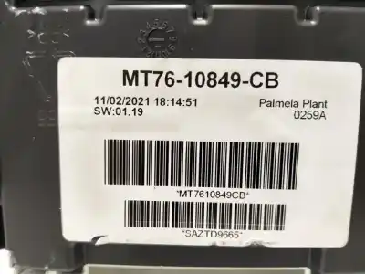 Second-hand car spare part Dashboard for FORD TRANSIT COURIER Ambiente OEM IAM references MT7610849CB  