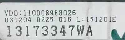 Second-hand car spare part Dashboard for OPEL COMBO CORSA C OEM IAM references 13173347WA  