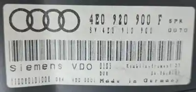 Second-hand car spare part Dashboard for AUDI A8 (4E2) 4.0 TDI Quattro OEM IAM references 4E0920900F  