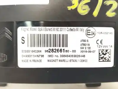 Автозапчастина б/у електронний модуль для peugeot 308 sw ii (lc_, lj_, lr_, lx_, l4_) 1.5 bluehdi 130 посилання на oem iam 98282661  