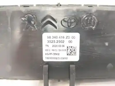 Peça sobressalente para automóvel em segunda mão Comando De Sofagem (chauffage / Ar Condicionado) por CITROEN BERLINGO NUEVO BERLINGO TALLA M 75 LIVE Referências OEM IAM 98340416ZD  