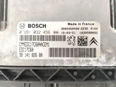 Peça sobressalente para automóvel em segunda mão centralina de motor uce por citroen berlingo cuadro x referências oem iam 0281032456