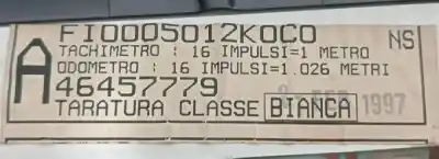 Recambio de automóvil de segunda mano de CUADRO INSTRUMENTOS para FIAT BRAVO (182) 1.6 16V / 16V 100 SX referencias OEM IAM 46457779  