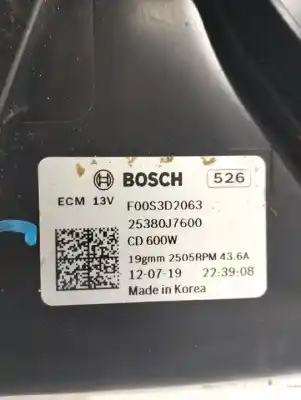 Second-hand car spare part radiator cooling fan for kia ceed sportswagon tech oem iam references 25380j7600  