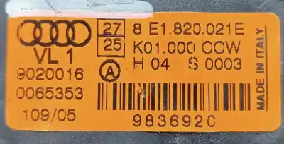 Second-hand car spare part Heater Blower Motor for AUDI A4 AVANT (8E) 2.0 16V TDI OEM IAM references 8E1820021E  