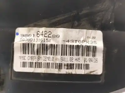 Peça sobressalente para automóvel em segunda mão quadrante por citroen berlingo cuadro x referências oem iam 9801642280  