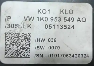 Second-hand car spare part electronic module for seat altea (5p1) hot oem iam references 1k0953549aq