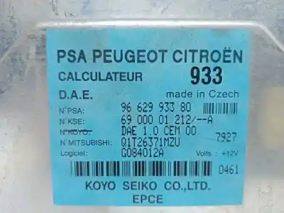 Автозапчастина б/у електронний модуль для citroen c3 (f desde 11/2001) 1.1 8v посилання на oem iam 9662993380  
