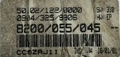 Peça sobressalente para automóvel em segunda mão quadrante por renault kangoo f kc0 alize referências oem iam 8200055045  