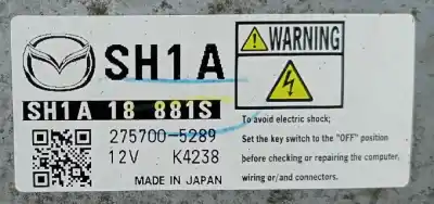 Second-hand car spare part ecu engine control for mazda cx5 ke style 2wd oem iam references 2757005289  