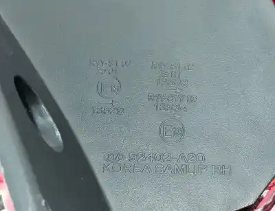 Second-hand car spare part Right Tailgate Light for KIA CEED Drive 136 CV / 100 KW OEM IAM references 92402A20  