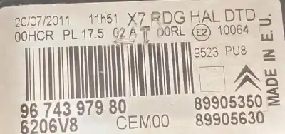 Second-hand car spare part right headlight for citroen c5 station wagon oem iam references 9674397980  