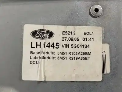 Second-hand car spare part driver left window regulator for ford focus cmax cap ambiente d oem iam references lh994756105  