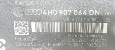 Peça sobressalente para automóvel em segunda mão módulo eletrônico por audi a6 avant (4gd) 3.0 tdi clean diesel quattro referências oem iam 4h0907064dn