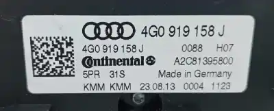 Peça sobressalente para automóvel em segunda mão comando de sofagem (chauffage / ar condicionado) por audi a6 avant (4gd) 3.0 tdi clean diesel quattro referências oem iam 4g0919158j