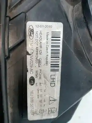 Second-hand car spare part right headlight for ford cmax cb3 ambiente oem iam references 7m5113w029ac  