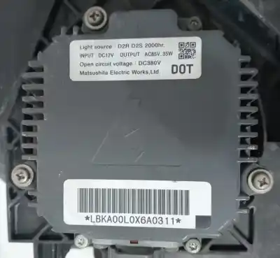 Peça sobressalente para automóvel em segunda mão farol / farolim esquerdo por mazda cx7 er luxury referências oem iam eh1051040  