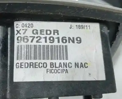 Peça sobressalente para automóvel em segunda mão espelho retrovisor esquerdo por citroen c5 station wagon referências oem iam 96721916n9  