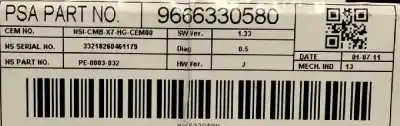 Pièce détachée automobile d'occasion compteur de vitesse tableau de bord pour citroen c5 station wagon références oem iam 9666330580