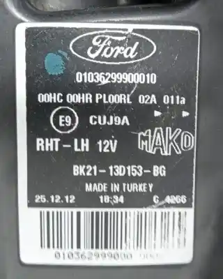 Second-hand car spare part left headlight for ford transit custom kasten * oem iam references bk2113d153bg  
