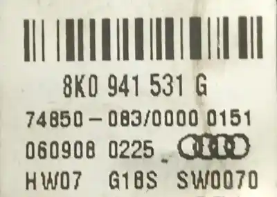 Peça sobressalente para automóvel em segunda mão comutador de luzes por audi a5 cabriolet (8f7) 2.0 16v tfsi referências oem iam 8k0941531g