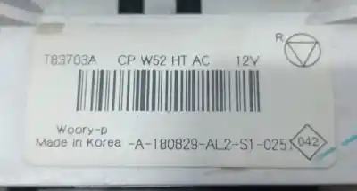 Peça sobressalente para automóvel em segunda mão comando de sofagem (chauffage / ar condicionado) por dacia logan mcv ambiance referências oem iam t83703a