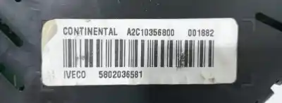 Second-hand car spare part DASHBOARD for IVECO DAILY VI FURGÓN 33S12, 35S12, 35C12 OEM IAM references 5802036581  