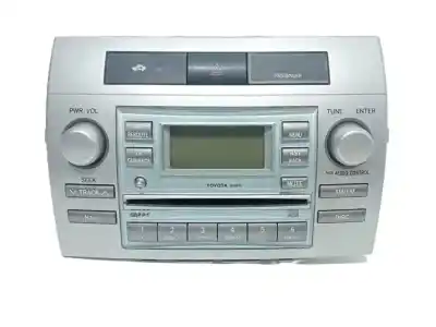 Piesă de schimb auto la mâna a doua sistem audio / cd radio casetofon pentru toyota corolla verso (r1) 2.2 d-4d luna referințe oem iam 861200f010