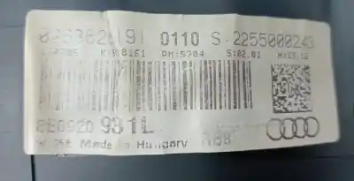 Pezzo di ricambio per auto di seconda mano pannello degli strumenti per audi a4 b6 (8e2) 2.5 tdi riferimenti oem iam 8e0920931l  