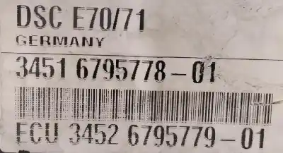 Second-hand car spare part abs for bmw x5 (e70) 3.0 turbodiesel cat oem iam references 3451679577801  